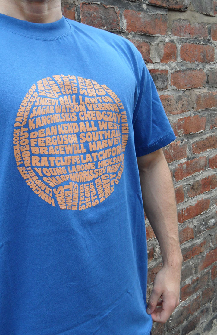 Everton 'Brown Ball' Legends Tee Shirt - Toffee Art