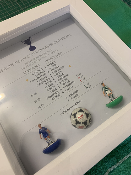 Everton v Rapid Wien Subbuteo Set - Toffee Art